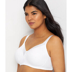 PLAYTEX 4803B 18 Hour Silky Soft Smoothing Wire free Bra size 42DD in white